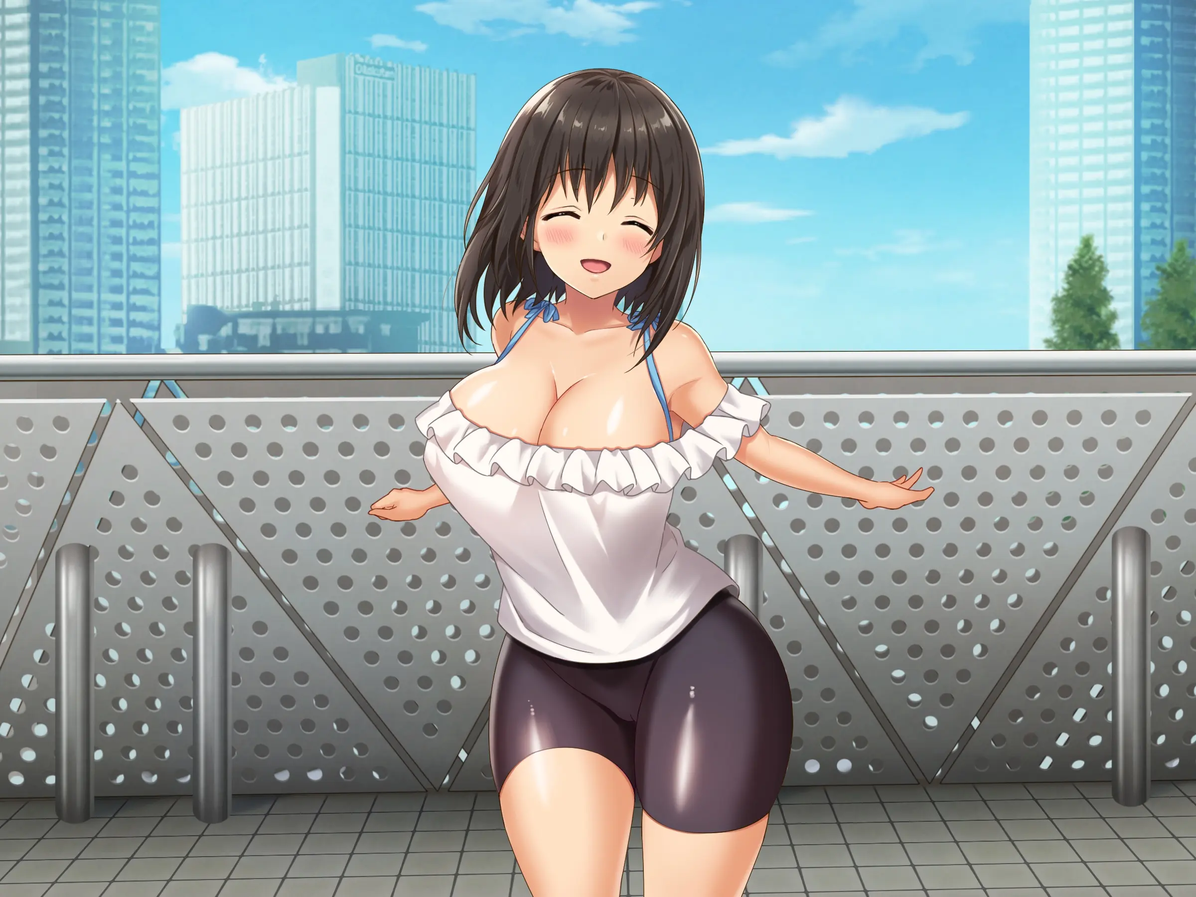 Kyonyuu Inaka Musume To Sugosu Ecchi Na Natsuyasumi 2 ~Tokai Hen~ | 거유시골처녀와 함께 음란한 여름방학2～도시편～